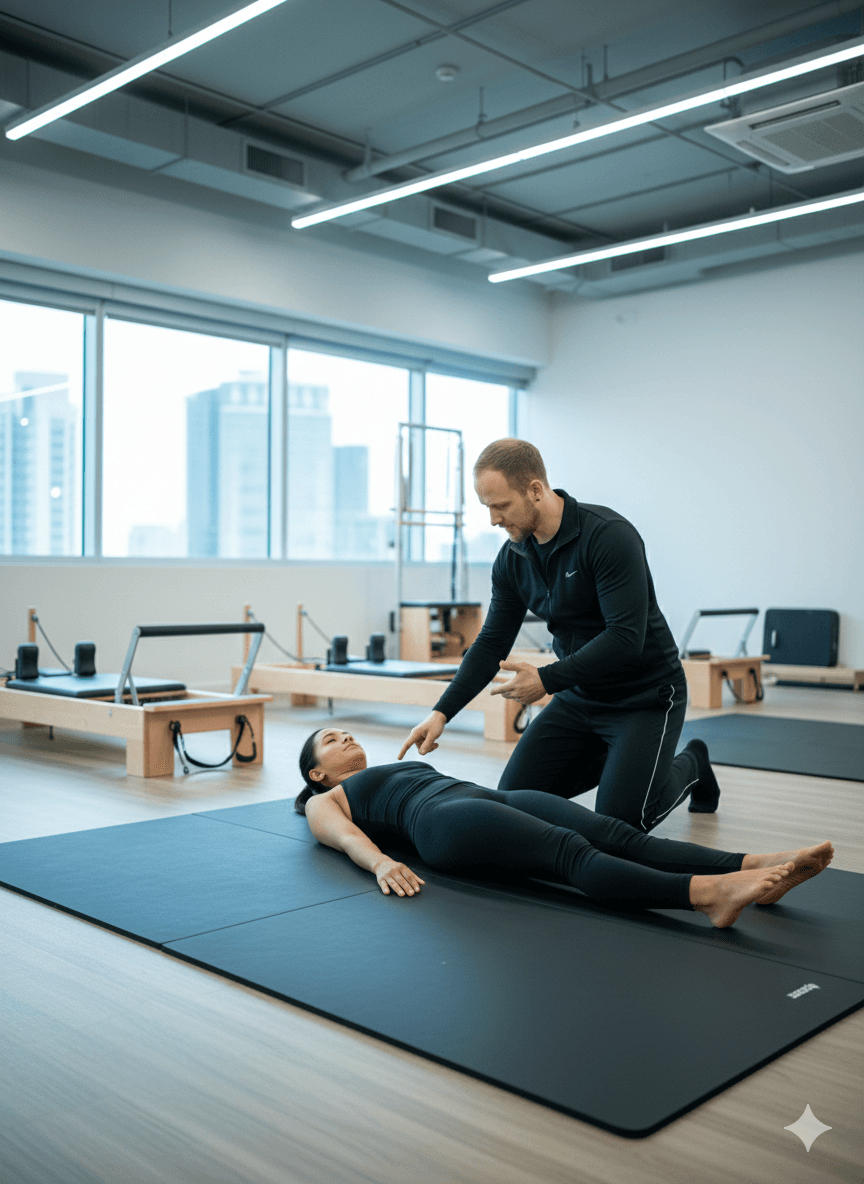 Sesión de Pilates